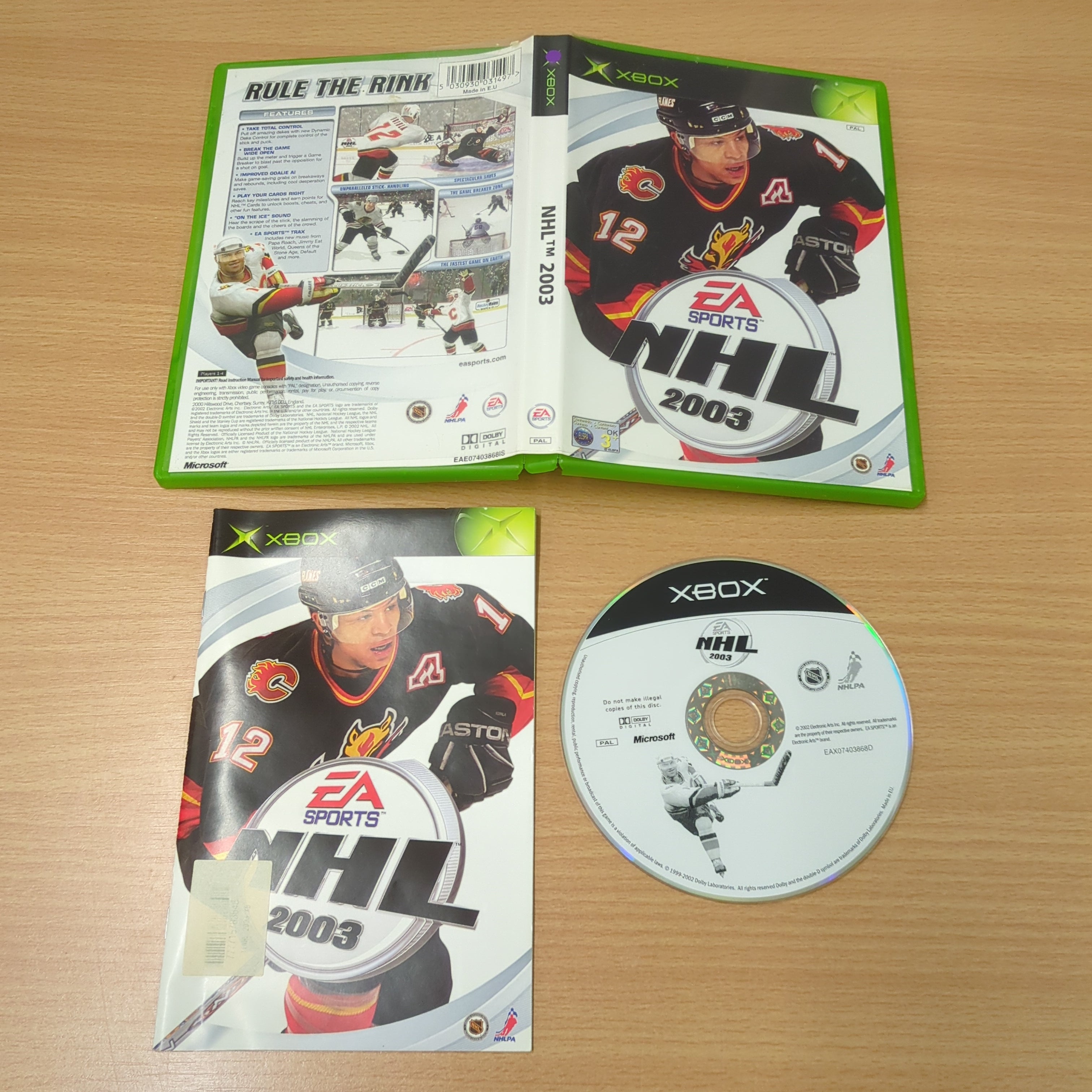 NHL 2003 original Xbox game NHL 2003 original Xbox game